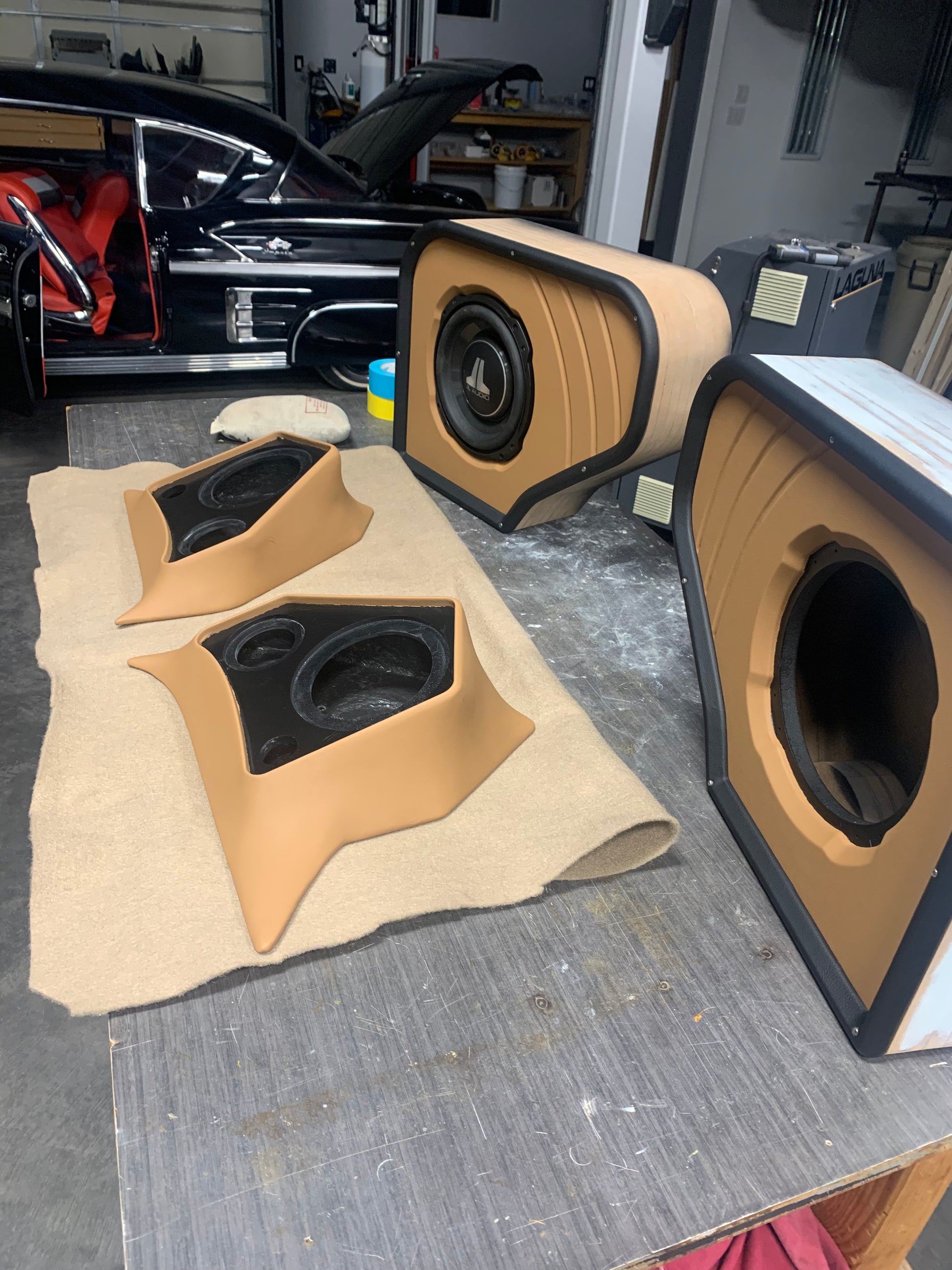 Used 1973-1987 Chevy Gmc Truck Kick Panels In Charcoal 1973-1991 Square - Foto 6